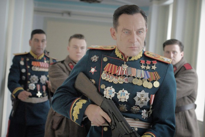 The Death of Stalin Jason Isaacs as Georgy Zhukov in The Death of Stalin