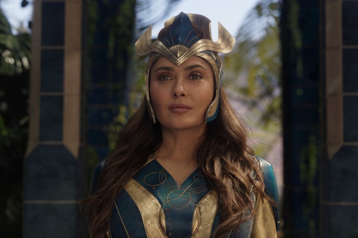 Ajak-Eternals Salma Hayek as Ajak in Marvel's Eternals