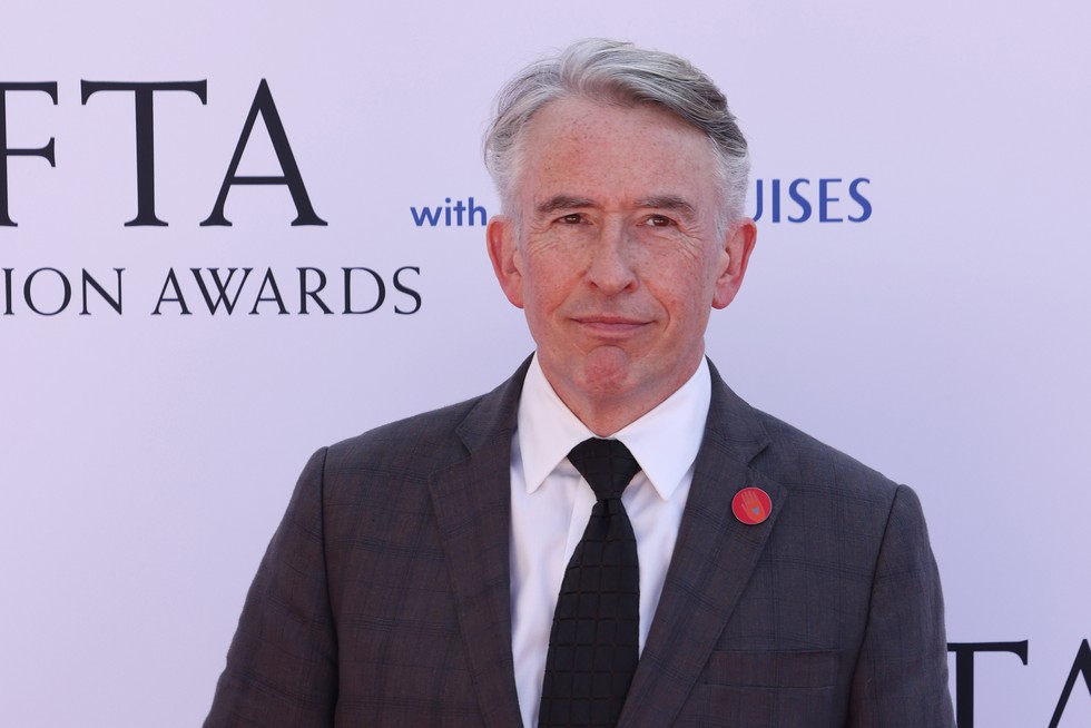 Steve Coogan Steve Coogan in a suit at the BAFTAs