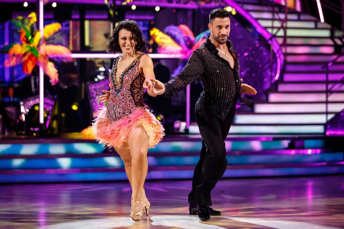 Giovanni Pernice and Amanda Abbington performing on Strictly Come Dancing 2023 Giovanni Pernice and Amanda Abbington performing on Strictly Come Dancing 2023
