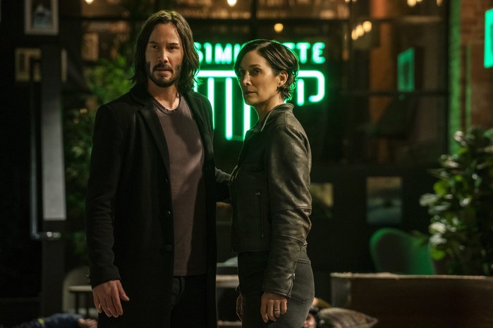matrix-resurrections Keanu Reeves and Carrie-Ann Moss return in The Matrix Resurrections